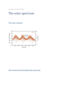 Calculations of the solar spectrum with SMARTS