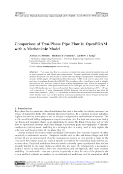 Comparison of Two-Phase Pipe Flow in