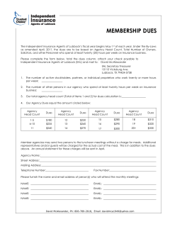 Membership Dues - Independent Insurance Agents of Lubbock