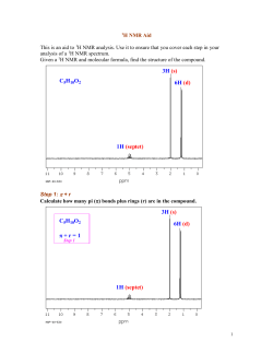 1 H NMR Aid - Academic Computer Center