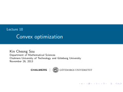 Convex optimization