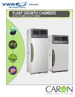 plant growth chambers