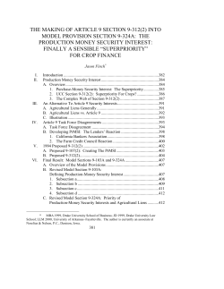 into model provision section 9-324a