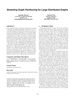 Streaming Graph Partitioning for Large Distributed Graphs