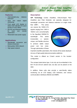 Combo (Transceiver) Series *Combining wavelength conversion