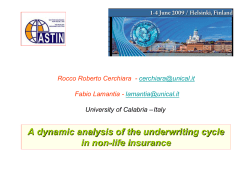 A dynamic analysis of the underwriting cycle in non