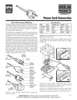 Power Cord Conversion