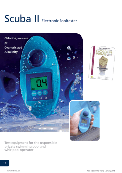 Scuba II Electronic Pooltester