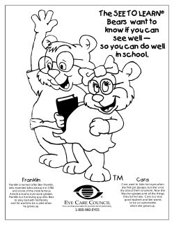 Coloring Sheets - Eye Care Council, Inc.