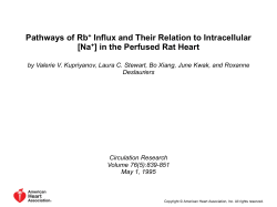 Bar graph showing inhibition of the Rb+ uptake rate in perfused rat