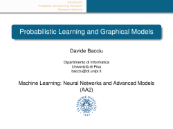 Probabilistic Learning and Graphical Models - DidaWiki