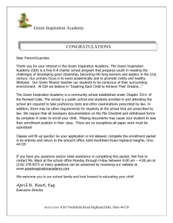 Enrollment click here - Green Inspiration Academy