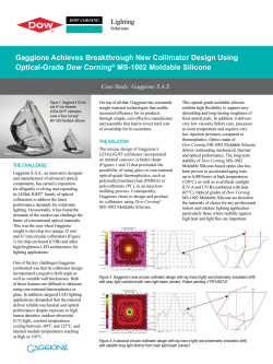 Dow Corning&reg; brand solution meets challenge of increased