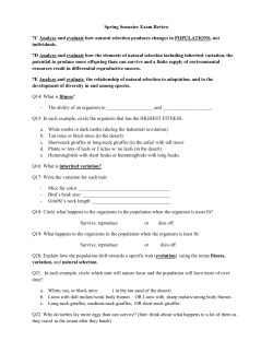 Spring Semester Exam Review 7C Analyze and evaluate how