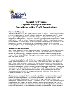 Capital Campaign Consultant