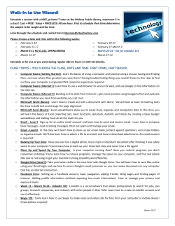 class topics &ndash; you choose the class, date and time. first come, first