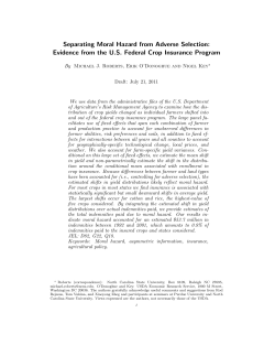 Separating Moral Hazard from Adverse Selection
