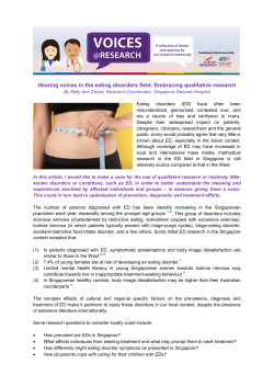 Hearing voices in the eating disorders field: Embracing qualitative