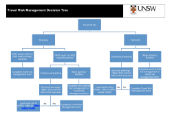 Travel Risk Management Decision Tree