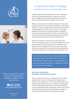A Two-Generation Strategy - Voices for Utah Children