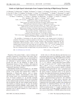 Limits on Light-Speed Anisotropies from Compton Scattering of High