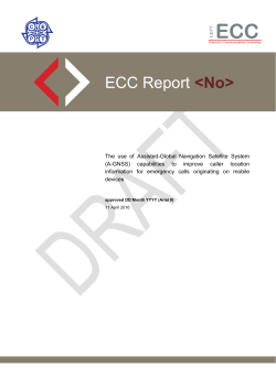 Draft ECC Report XX