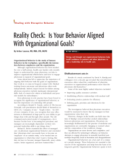 Reality Check: Is Your Behavior Aligned With Organizational Goals?