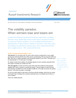 The volatility paradox: When winners lose and losers win