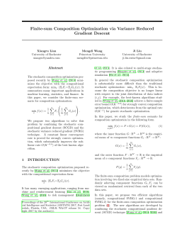 Finite-sum Composition Optimization via Variance Reduced