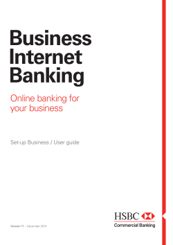 Setup business/user guide