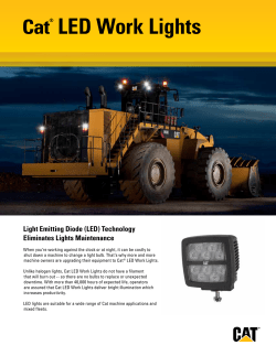 Cat&reg; LED Work Lights