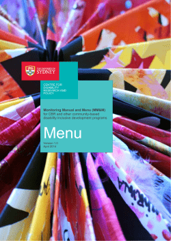 Community understanding of disability and discrimination. ACTIVITIES