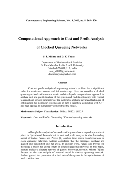 Computational Approach to Cost and Profit Analysis of Clocked
