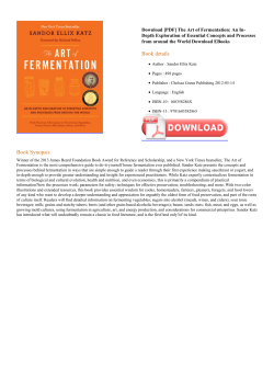 The Art of Fermentation: An In-Depth