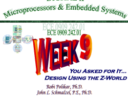 Design Using the Z-World Next Week In DIG II