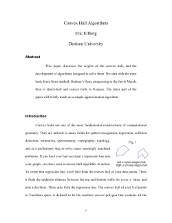 Convex Hull Algorithms - Personal Pages