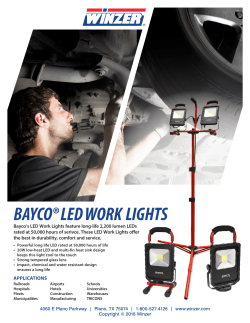 bayco&reg; led work lights