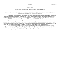 Appendix I - General Social Survey