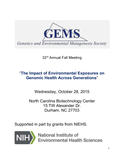 Poster Presentations