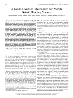 A Double-Auction Mechanism for Mobile Data