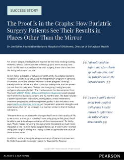 The Proof is in the Graphs: How Bariatric Surgery