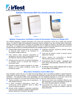 AirTest TR9240 Thermostat With CO2, Temperature And