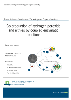 Co-production of hydrogen peroxide and nitriles by coupled