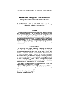 The Fracture Energy and Some Mechanical