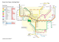 Buses from Hayes, Uxbridge Road
