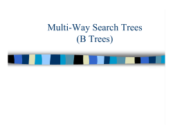 m-way search tree