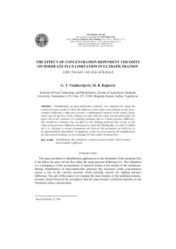 the effect of concentration dependent viscosity on