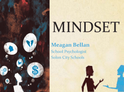 Growth Mindset - Solon City Schools