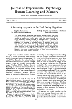 A processing approach to the dual coding hypothesis.