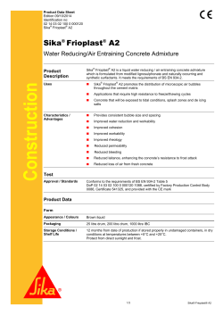 Sika&reg; Frioplast&reg; A2